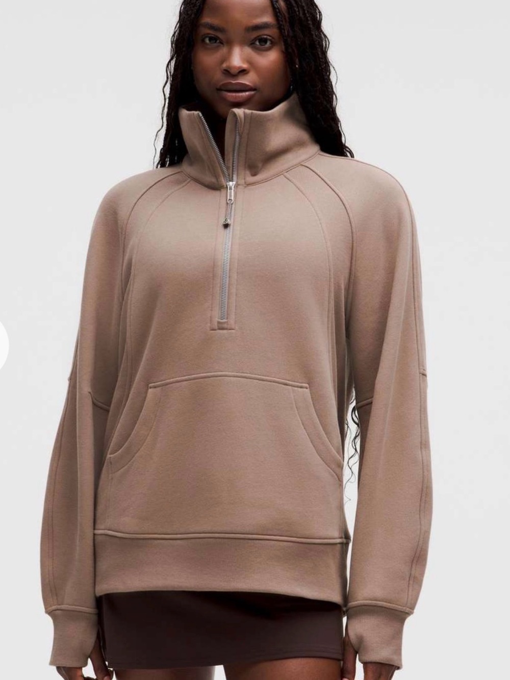 Lululemon Scuba Oversized Funnel-Neck Half Zip *Long